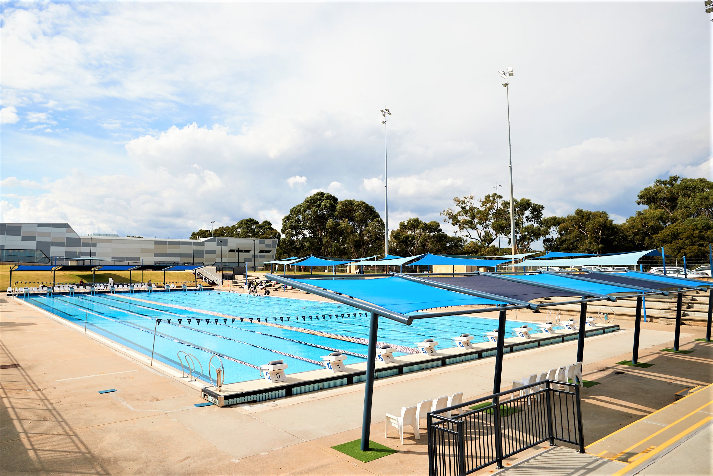HBF Stadium 50m outdoor 10 lane pool