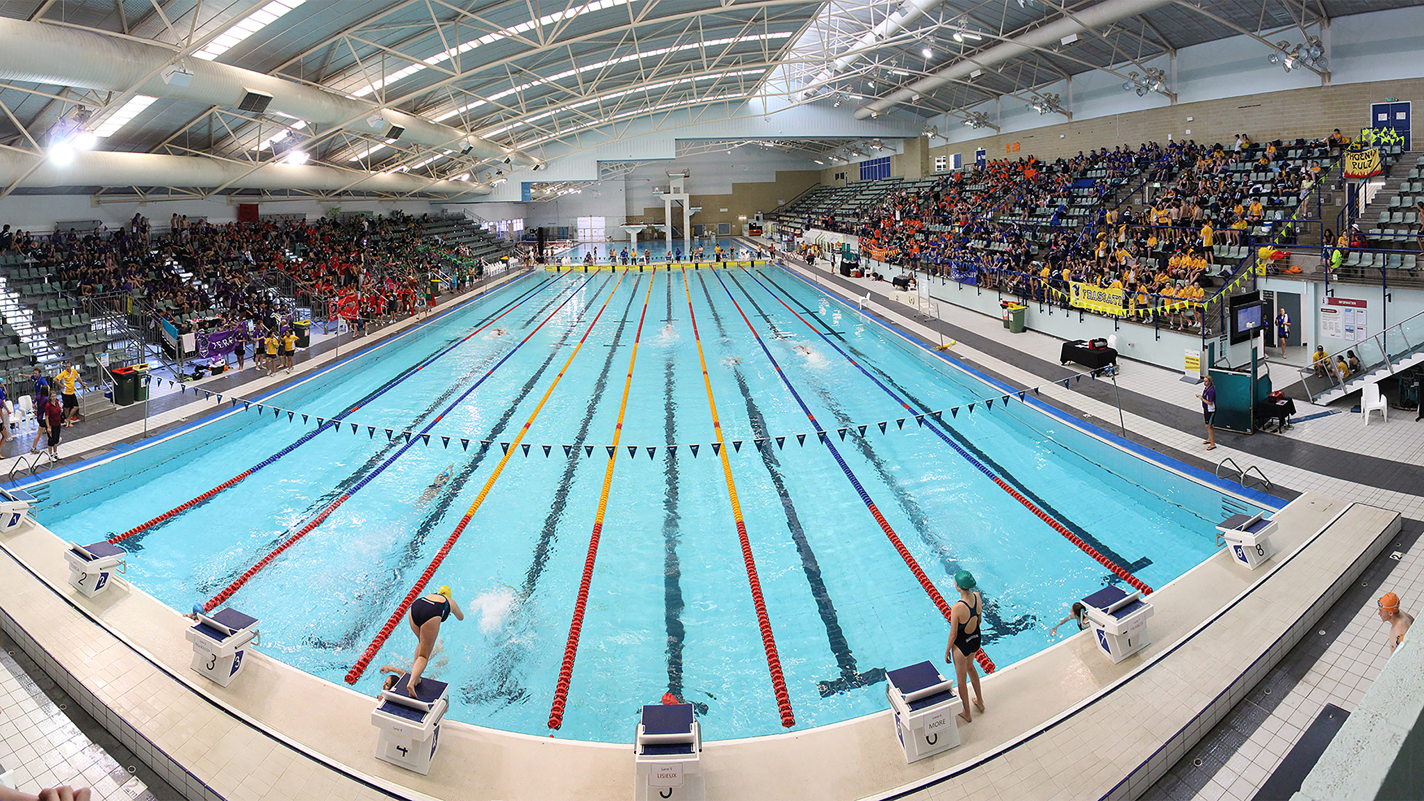 School swimming carnival at HBF Stadium